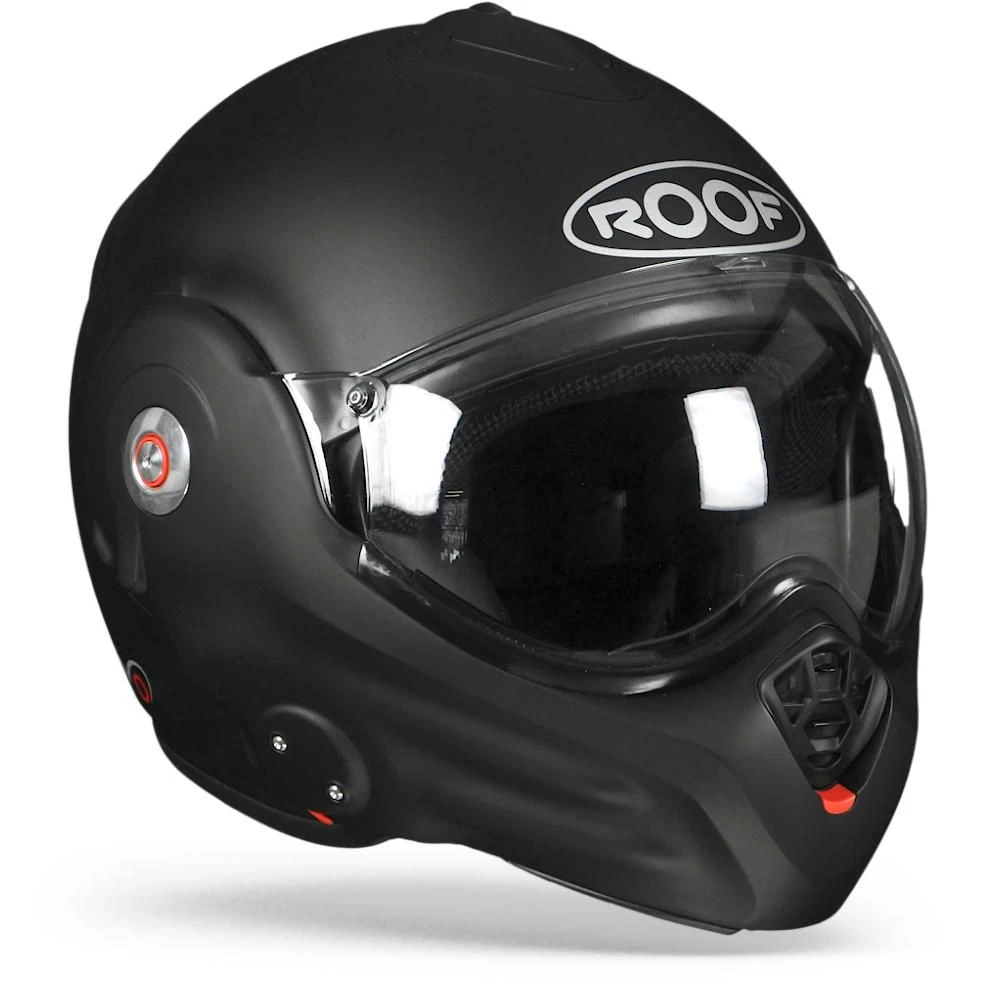 ROOF Desmo Mat Zwart Systeemhelm