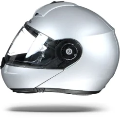 Schuberth C3 Pro Glans Zilver Systeemhelm -Motorfiets Uitrusting Winkel schuberthc3proglossysilver.10