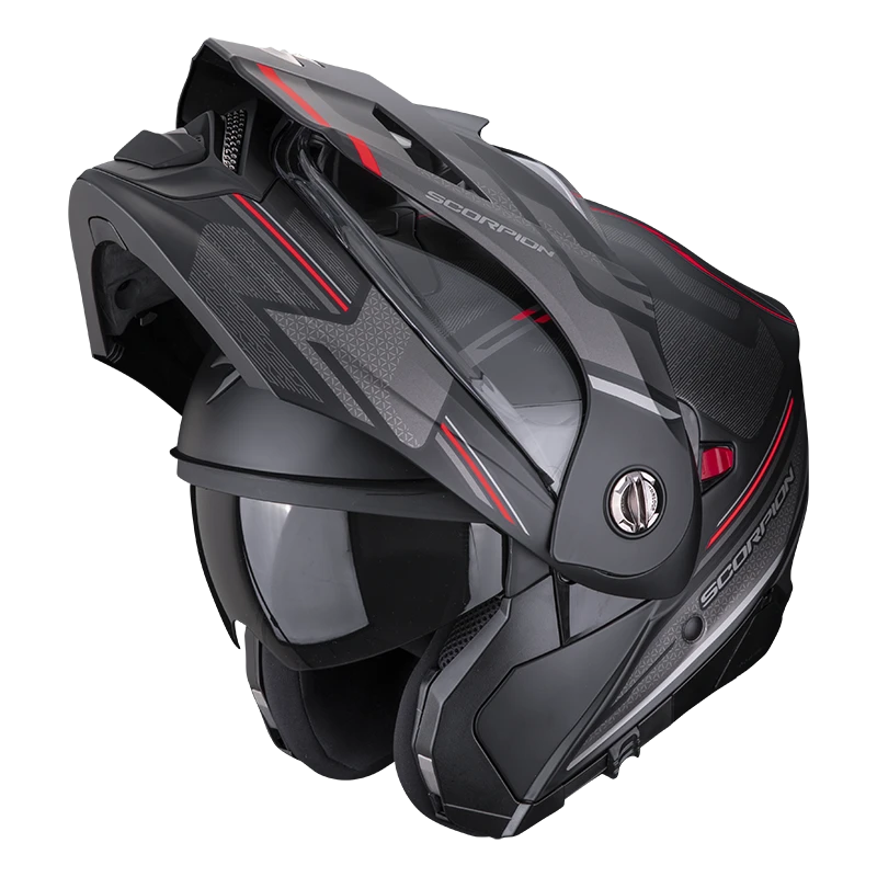 Scorpion ADX-2 Carrera Mat Zwart-Rood Adventure Helm 1 Scorpion ADX-2 Carrera Mat Zwart-Rood Adventure Helm