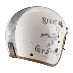 Scorpion Belfast Evo Pique Cream-Zwart Jethelm