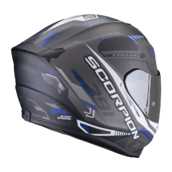 Scorpion Exo-391 Haut Matt Zwart-Zilver-Blauw Integraalhelm -Motorfiets Uitrusting Winkel scorpion exo 391 haut matt black silver blue 2