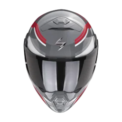 Scorpion Exo-930 Multi Cement Grijs-Rood Systeemhelm -Motorfiets Uitrusting Winkel scorpion exo 930 multi cement grey red 1