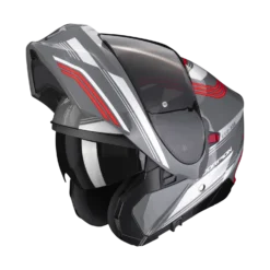 Scorpion Exo-930 Multi Cement Grijs-Rood Systeemhelm