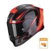 Scorpion Exo-R1 Evo Air Gaz Metaal Zwart-Rood Integraalhelm