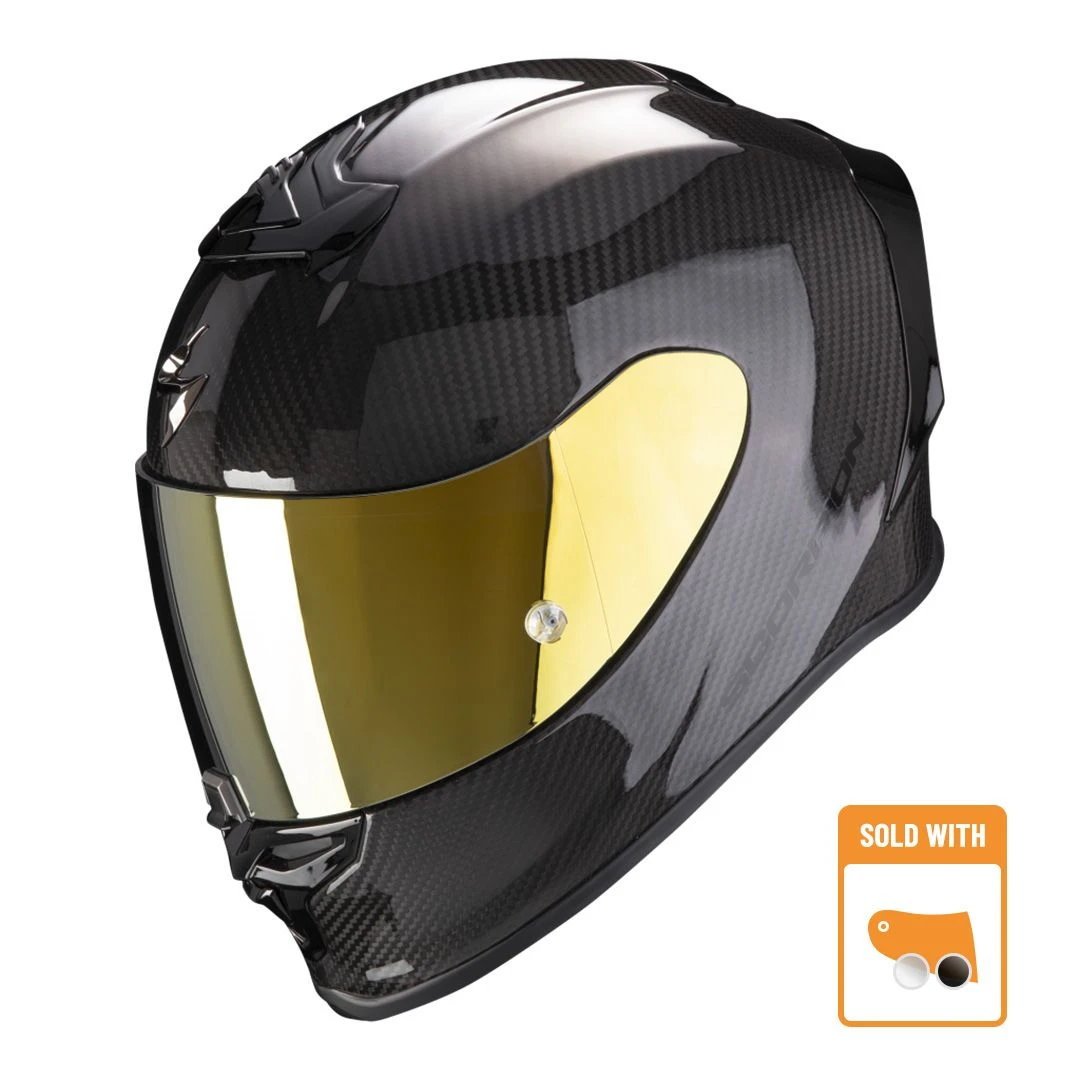 Scorpion Exo-R1 Evo Carbon Air Solid Zwart Integraalhelm 1 Scorpion Exo-R1 Evo Carbon Air Solid Zwart Integraalhelm