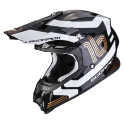 Scorpion VX-16 Evo Air Tub Metal Zwart-Goud Crosshelm 5 Scorpion VX-16 Evo Air Tub Metal Zwart-Goud Crosshelm -Motorfiets Uitrusting Winkel scorpion vx 16 evo air tub metal black gold 1 5