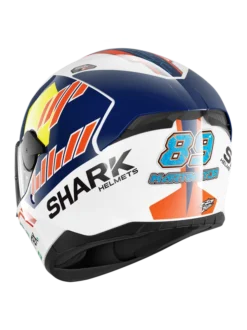 Shark D-Skwal 2 Replica Jorge Martin Wit Blauw Rood WBR Integraalhelm