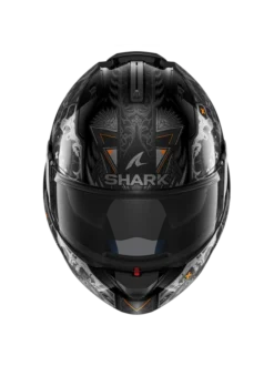Shark Evo ES K-Rozen Zwart Antraciet Oranje KAO Systeemhelm -Motorfiets Uitrusting Winkel shark evo es k rozen black anthracite orange kao 3