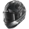 Shark Evo GT Tekline Mat Antraciet Chrom Zilver AUS Systeemhelm