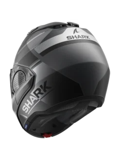 Shark Evo GT Tekline Mat Antraciet Chrom Zilver AUS Systeemhelm -Motorfiets Uitrusting Winkel shark evo gt tekline mat anthracite chrom silver aus 2