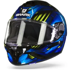 Shark Spartan GT Bcl. Micr. Replikan Zwart Chrom Blauw KUB Integraalhelm 9 Shark Spartan GT Bcl. Micr. Replikan Zwart Chrom Blauw KUB Integraalhelm -Motorfiets Uitrusting Winkel shark spartan gt bcl micr replika black chrom blue kub frontpage