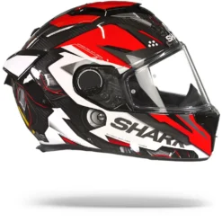 Shark Spartan GT Carbon Urikan Carbon Rood Wit DRW Integraalhelm -Motorfiets Uitrusting Winkel shark spartan gt carbon urikan carbon red white drw.29