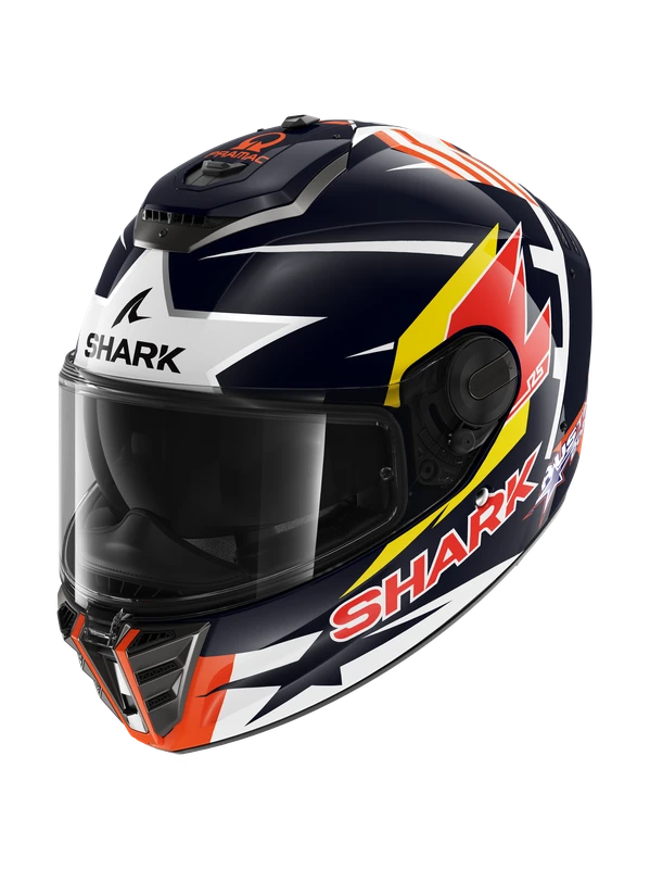Shark Spartan RS Replica Zarco Austin Blauw Rood Wit BRW Integraalhelm 3 Shark Spartan RS Replica Zarco Austin Blauw Rood Wit BRW Integraalhelm - Afbeelding 3