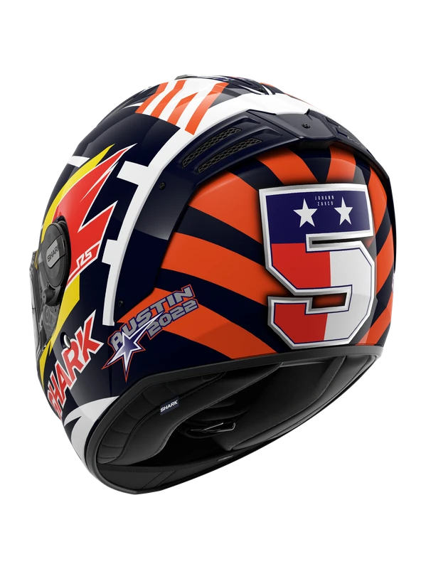 Shark Spartan RS Replica Zarco Austin Blauw Rood Wit BRW Integraalhelm 1 Shark Spartan RS Replica Zarco Austin Blauw Rood Wit BRW Integraalhelm