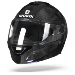 Shark Spartan Carbon 1.2 Skin Carbon DKA Zwart Antraciet Integraalhelm -Motorfiets Uitrusting Winkel shark spartan carbon skin dka anthracite zwart.04 1