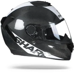 Shark Spartan Carbon 1.2 Skin Carbon DWS Wit Zilver Integraalhelm