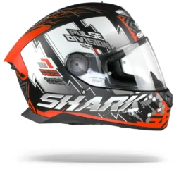 Shark Skwal 2 Noxxys Mat Zwart Rood Zilver KRS Integraalhelm -Motorfiets Uitrusting Winkel sharkskwal2.2noxxysmatkrs.29 1