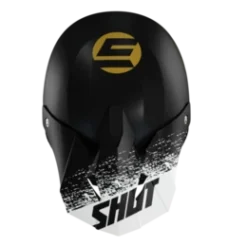 SHOT Furious Roll Zwart Goud Mat Crosshelm