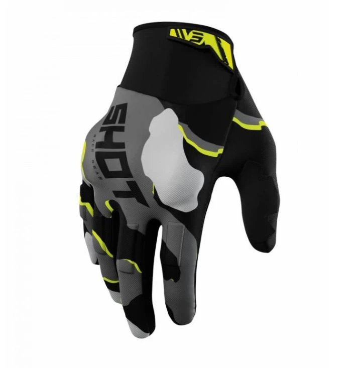 SHOT Drift Camo Neon Geel 2 SHOT Drift Camo Neon Geel - Afbeelding 2