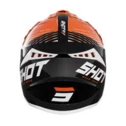SHOT Lite Fury Zwart Neon Oranje Glanzend Crosshelm -Motorfiets Uitrusting Winkel shot helmet lite fury black neon orange glossy2