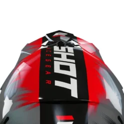 SHOT Peak Furious Versus Red Glossy -Motorfiets Uitrusting Winkel shot peak furious versus red glossy 2
