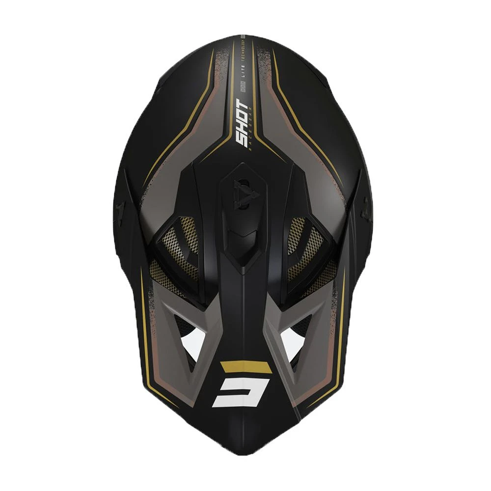 SHOT Peak Lite Prism Black Gold Matt 1 SHOT Peak Lite Prism Black Gold Matt