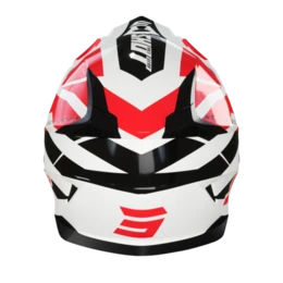 SHOT Pulse Revenge Wit Rood Zwart Glanzend Crosshelm 1 SHOT Pulse Revenge Wit Rood Zwart Glanzend Crosshelm