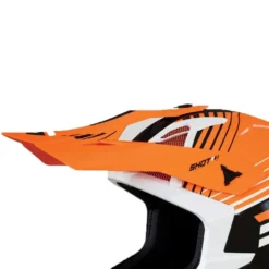 Shot Peak Lite Fury Black Neon Orange Glossy