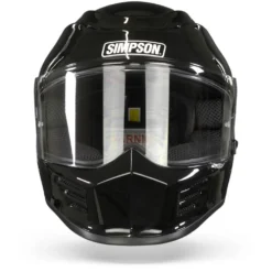 Simpson Speed Zwart Metal Integraalhelm 9 Simpson Speed Zwart Metal Integraalhelm -Motorfiets Uitrusting Winkel simpson speed black metal.01