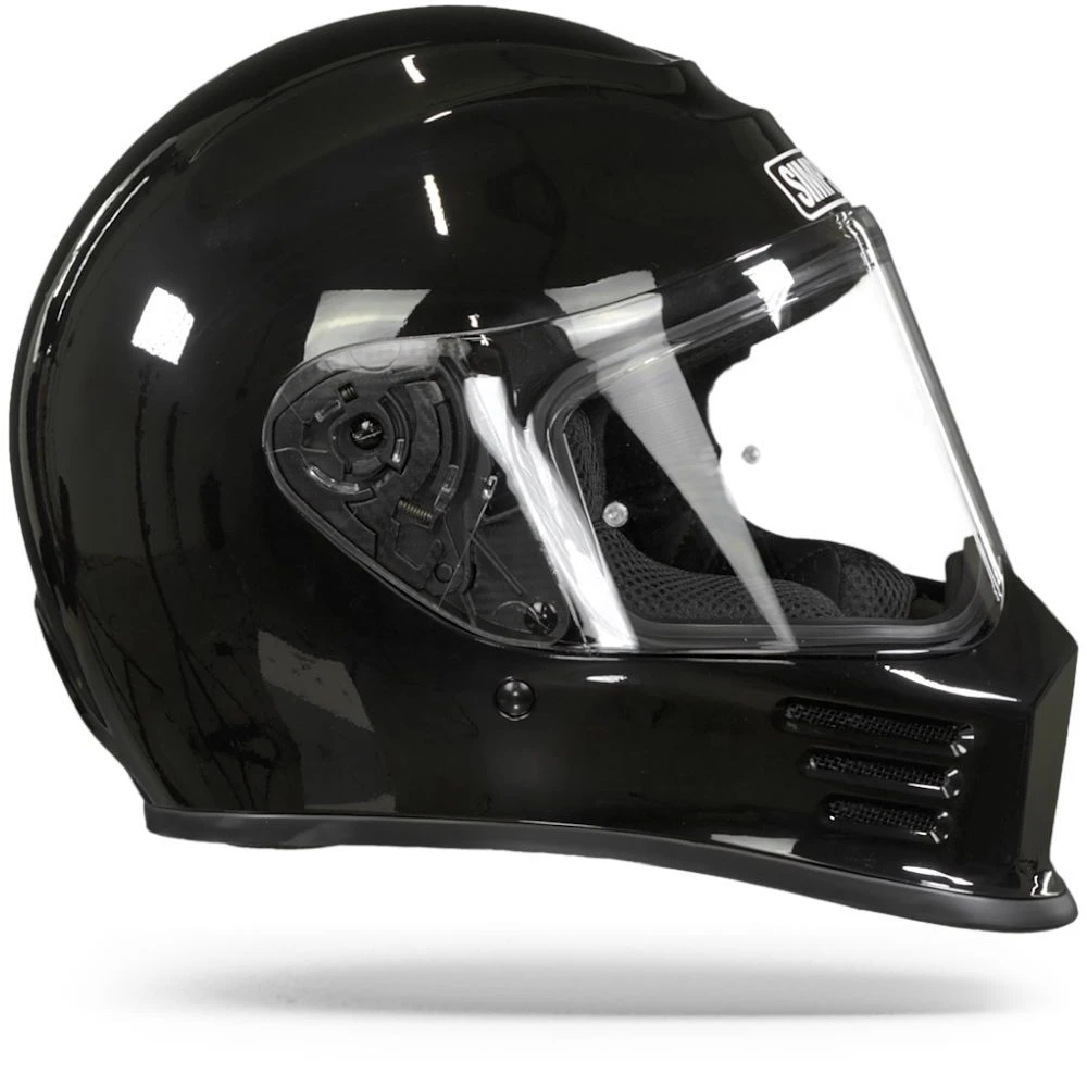 Simpson Speed Zwart Metal Integraalhelm 1 Simpson Speed Zwart Metal Integraalhelm