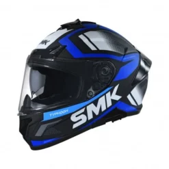 SMK Typhoon Thorn Blauw Wit Integraalhelm
