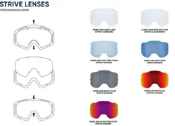 Spect Red Bull Strive Spare Lens Purple Red Flash