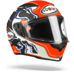 Suomy Speedstar Zerofour Mat Rood Wit Zwart Integraalhelm -Motorfiets Uitrusting Winkel suomy speedstar zerofour.33 1