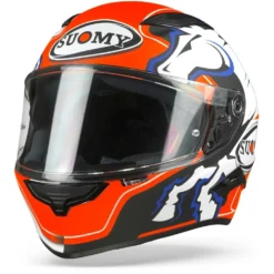 Suomy Speedstar Zerofour Mat Rood Wit Zwart Integraalhelm